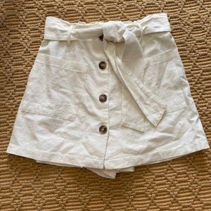 Grade & Gather off white skort - small